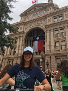 Mel on LimeBIke scooter in Austin TX